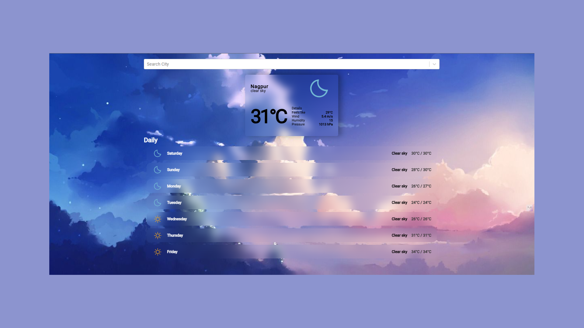 Weather Dashboard